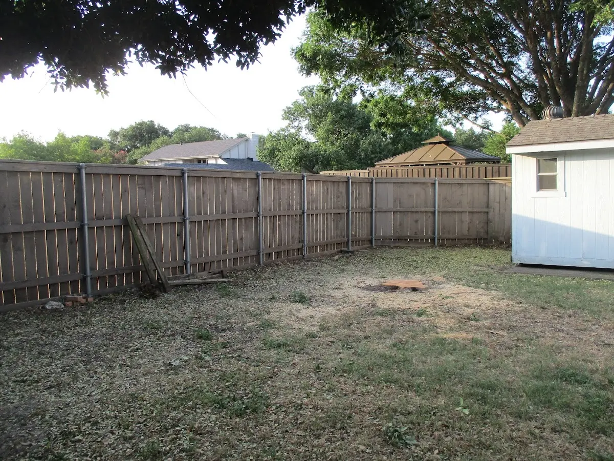 Cleared yard after professional tree removal in Kanarraville